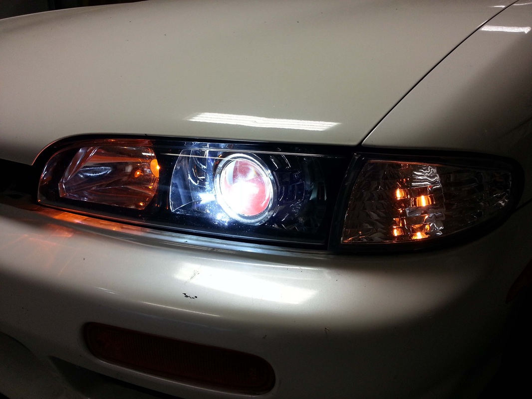 Fits Nissan 200SX S14 White LED 'Trade' Wide Angle Side Light Beam Bulbs 